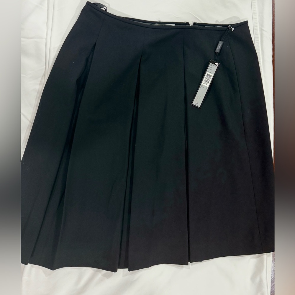 Tahari Woman Black A-Line Skirt